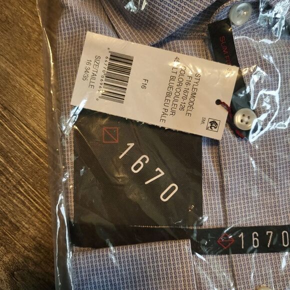 1670 Dress Shirt-IRIS- 16 34/35 - Picture 3 of 4